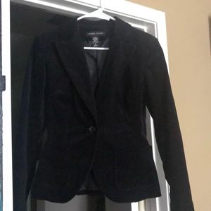 New York & Company black suede jacket
